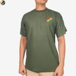 Dark Olive Green Commando HS T-shirt - Image 2