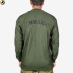Dark Olive Green Commando Full Sleeve T-Shirt - Image 3