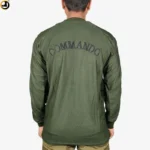 Dark Olive Green Commando Full Sleeve T-Shirt - Image 3