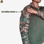 Indian Army New Pattern Full Sleeves Tactical T-Shirt - Image 2