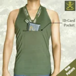 Army OG Sando with ID-Card Pocket