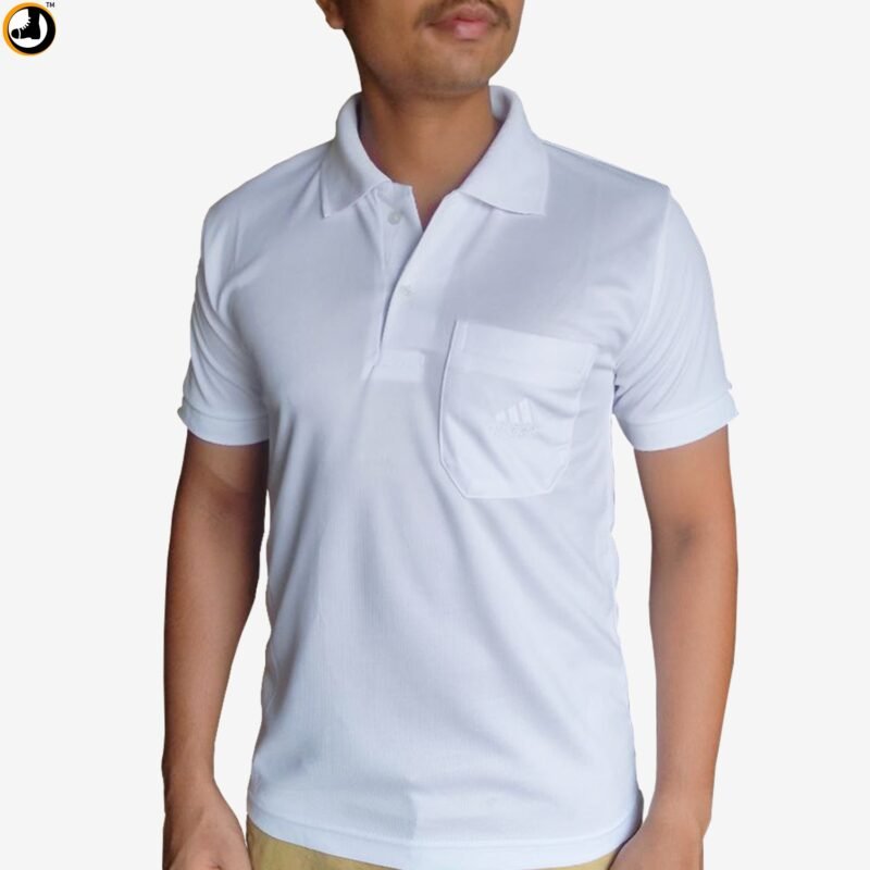 Army Plain White T-shirt with Pocket