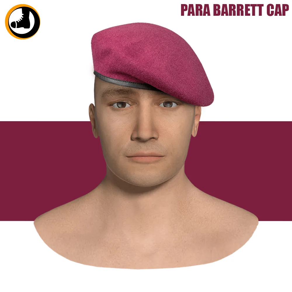 PARA Beret Cap (Maroon) - Image 1