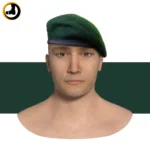 Beret Caps (Dark Green)