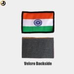 Indian Flag Velcro Patch (Size - 7.5cm X 5cm) - Image 2