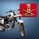 Indian Army Motorcycle Brass Logo (Size 11cm X 9cm)