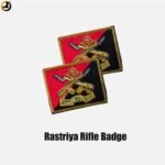 Rastriya Rifles Badge (Zari Work) - Image 2