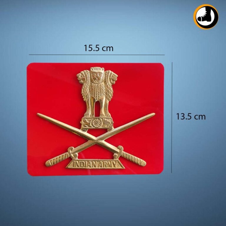 Indian Army Car Brass Logo - Online Army Store