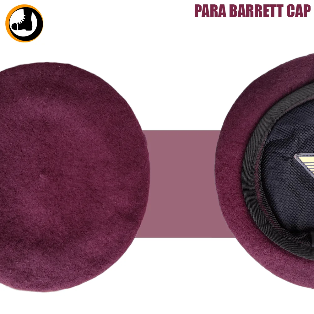 PARA Beret Cap (Maroon) - Image 3