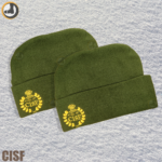 CISF Green Winter Cap with Logo
