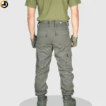 Olive Green Triple stitch 6 Pocket Tactical Pant - Image 7