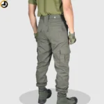 Olive Green Triple stitch 6 Pocket Tactical Pant - Image 6
