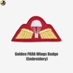 Golden PARA Wings Badge (Embroidery) (Size - 9.5cm X 3.5cm) - Image 2