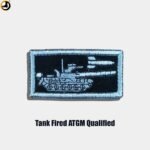 Tank Fired ATGM Qualified Badge (Embroidery) (Size - 7cm X 3.5cm) - Image 2