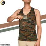 Cobra Printed Sando with Pocket