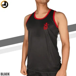 Indian Army Black Sando with Red Outline and Logo