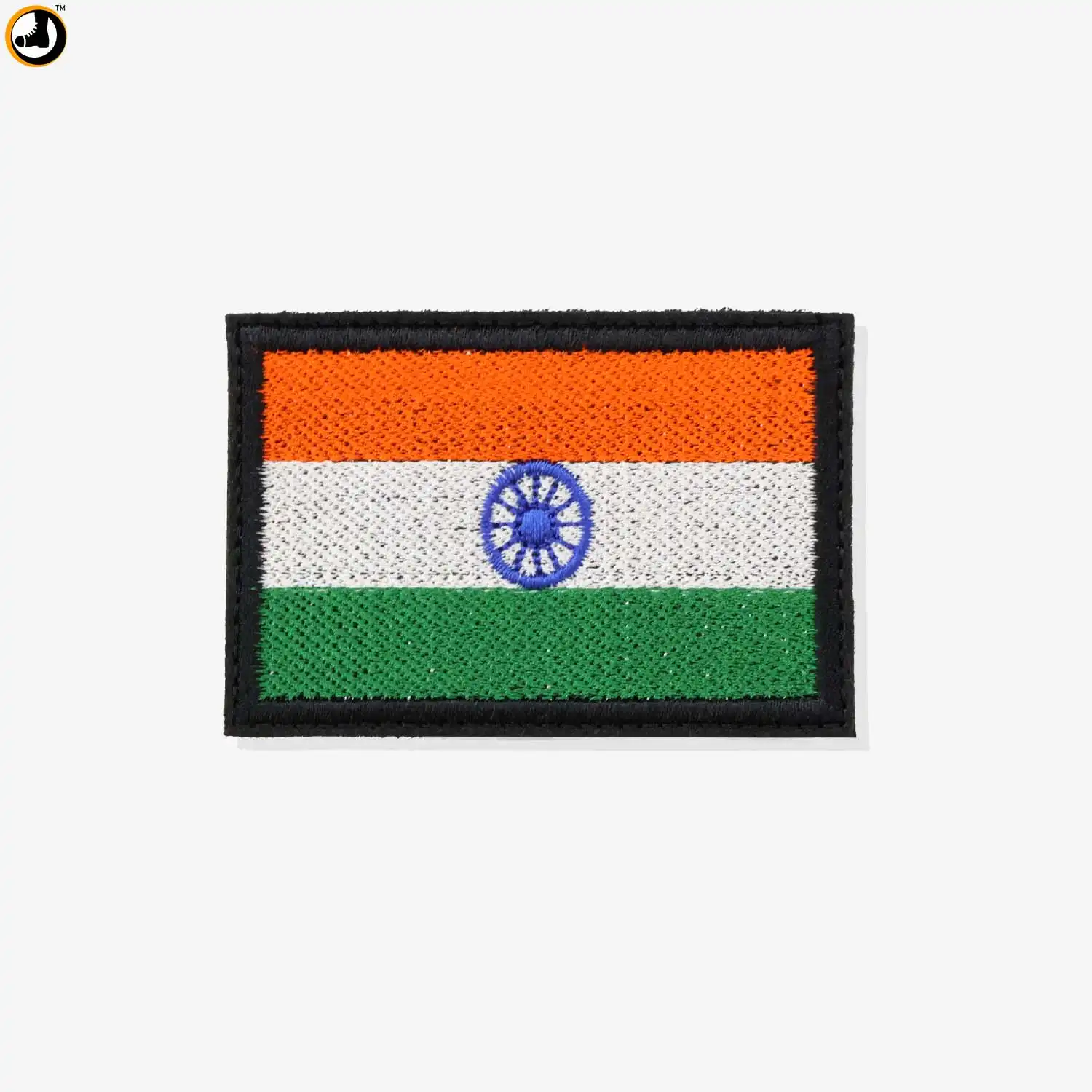 INDIAN FLAG EMBROIDERY PATCH ONLINE ARMY STORE Indian Flag Patch (Embroidery) (Size - 7.5cm X 5cm) - Image 1