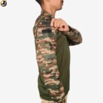 Indian Army New Pattern Full Sleeves T-Shirt with Sleeve Pockets - Image 2