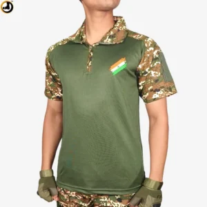 CRPF New Pattern Half Sleeves Tac T-Shirt