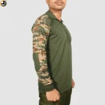 Indian Army New Pattern Full Sleeves T-Shirt (With OG Mix)