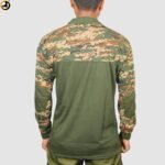 Indian Army New Pattern Full Sleeves T-Shirt (With OG Mix) - Image 2