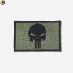 Punisher Patch OG Embroidery Background (Size – 7.5cm X 5cm)