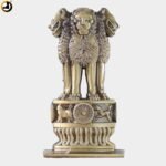 Double-Sided Ashoka Pillar Car Dashboard Emblem - Image 3
