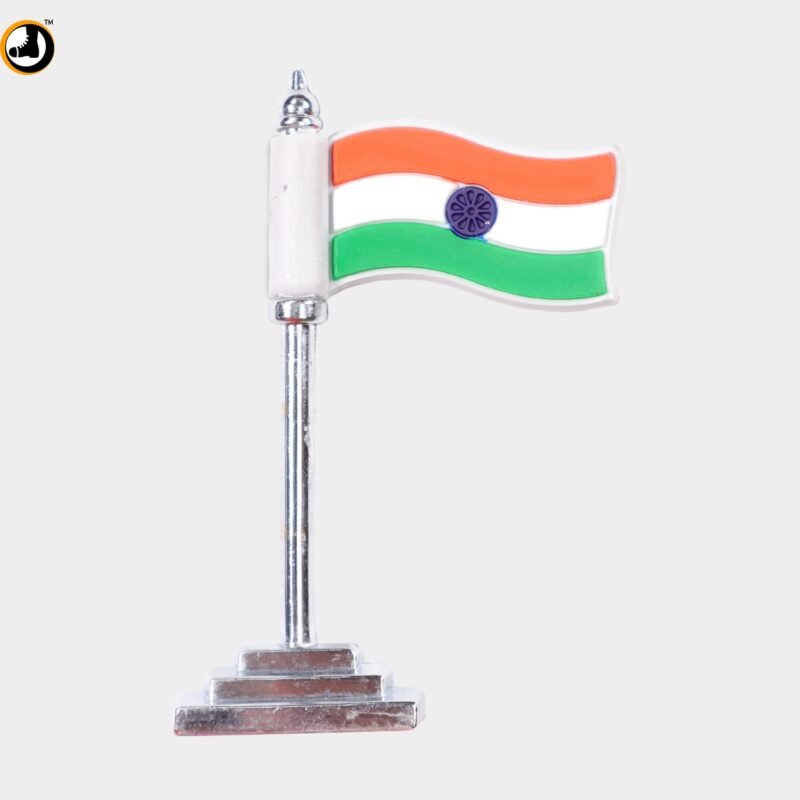 Indian National Flag Car Dashboard Emblem – Rubber Flags - Image 3