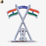 Indian National Flag Car Dashboard Emblem