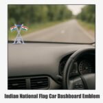 Indian National Flag Car Dashboard Emblem - Image 2