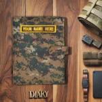 Cobra-Printed Diary with Removable Inner Notebook (Size - 24cm X 18cm)