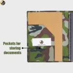 Tactical Camo Diary Cover with Removable Inner Notebook (Size - 24cm X 18cm) - Image 8