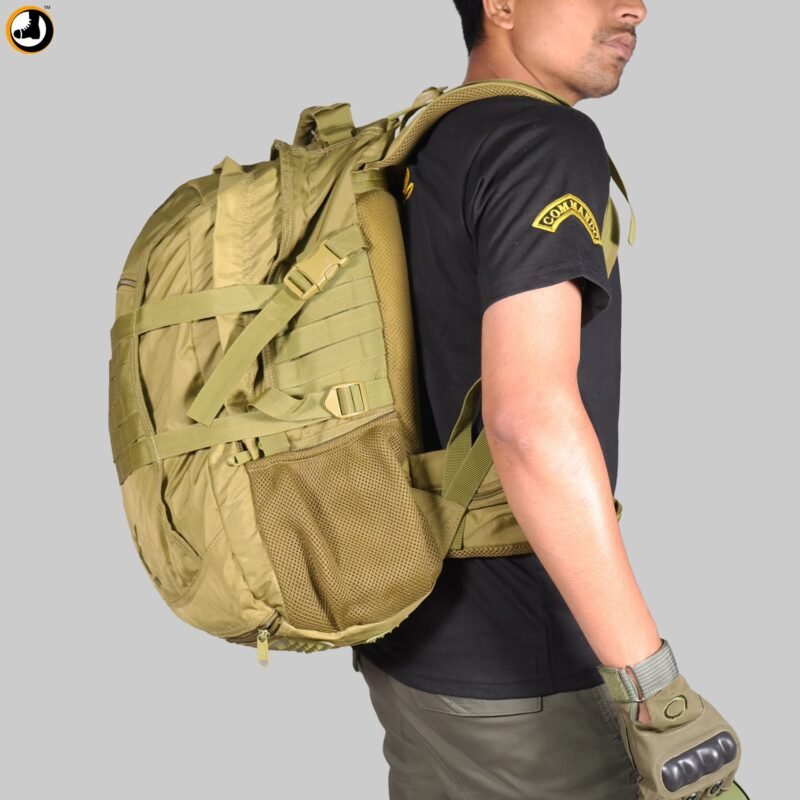 Eagle Tactical Bag (Olive Green) with Utility Pocket - Image 4