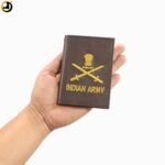 Indian Army Embroidery Leather Card Holder - Image 6