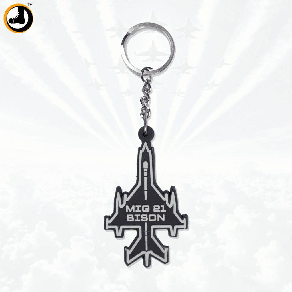 Iaf Key Chain MIG 21 BISON Rubber Keychain (IAF) - Online Army Store