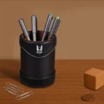 Black Pen Holder with Balidan Insignia (Length - 10cm)