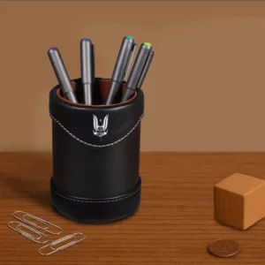 Black Pen Holder with Balidan Insignia (Length - 10cm)