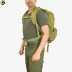 Rider Olive green tactical bag with hidden back safety pocket - Image 3
