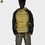 Rider Olive green tactical bag with hidden back safety pocket - Image 2