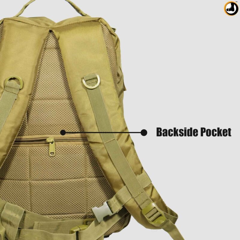 Rider Olive green tactical bag with hidden back safety pocket - Image 5