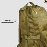 Rider Olive green tactical bag with hidden back safety pocket - Image 6