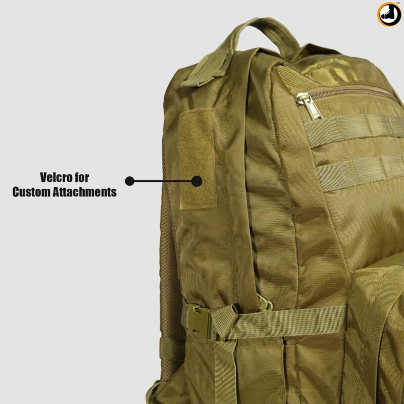 Rider Olive green tactical bag with hidden back safety pocket - Image 6