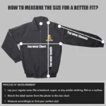 Indian Army Tracksuit (Black with Green Strips) with Bottom Zipper - Image 13