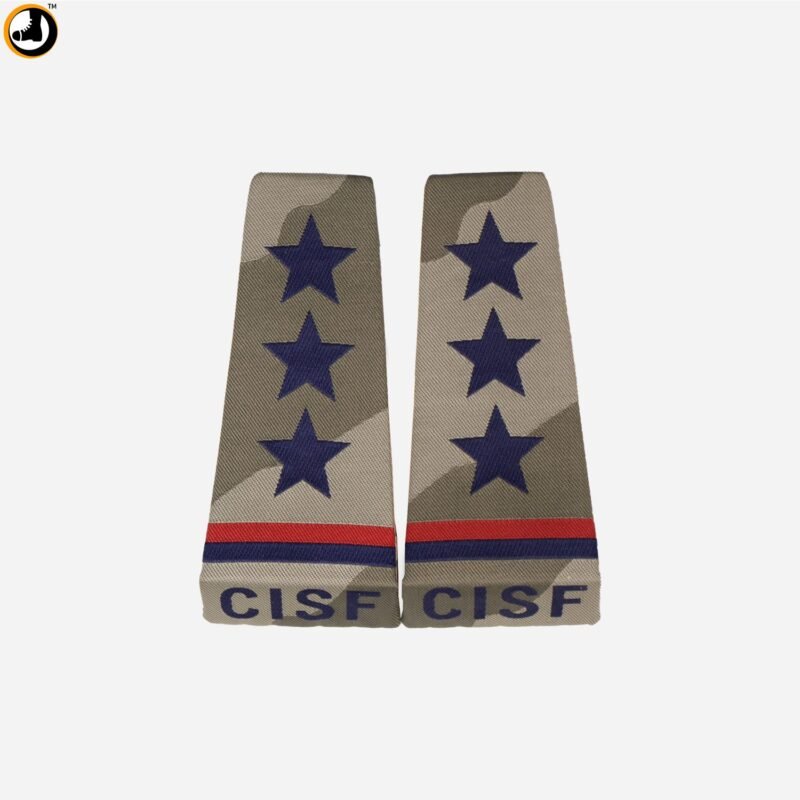 CISF Rank Epaulettes (Inspector) (Digital woven Rank)