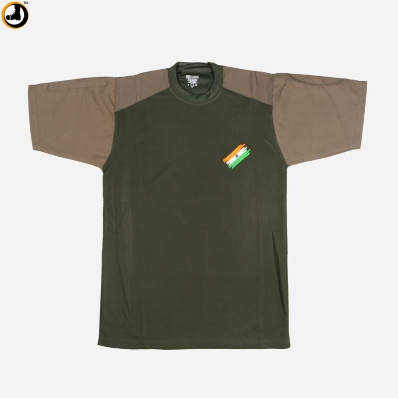 Olive Patriot Tactical T-Shirt (Half Sleeves)
