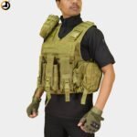 OG Tactical Utility Vest with Shoulder Pouch – Premium Quality