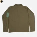 Olive Combat Polo – Full Sleeve Light T Shirt - Image 3