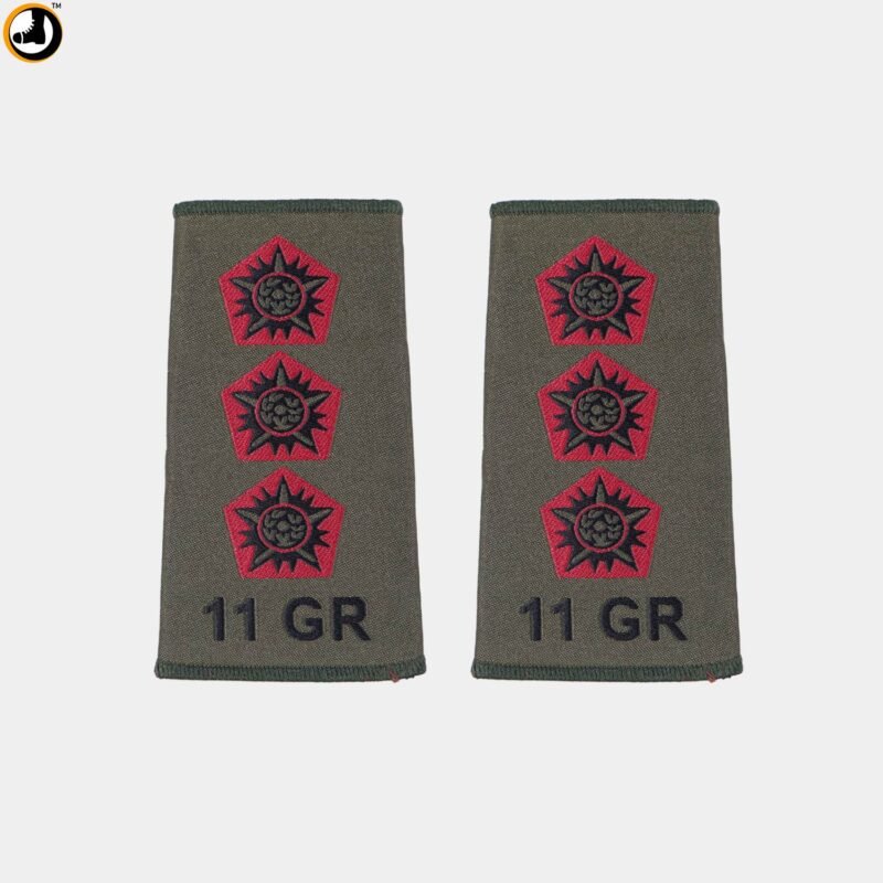 11 GR (Gorkha Rifles) Rank Epaulettes - Image 4