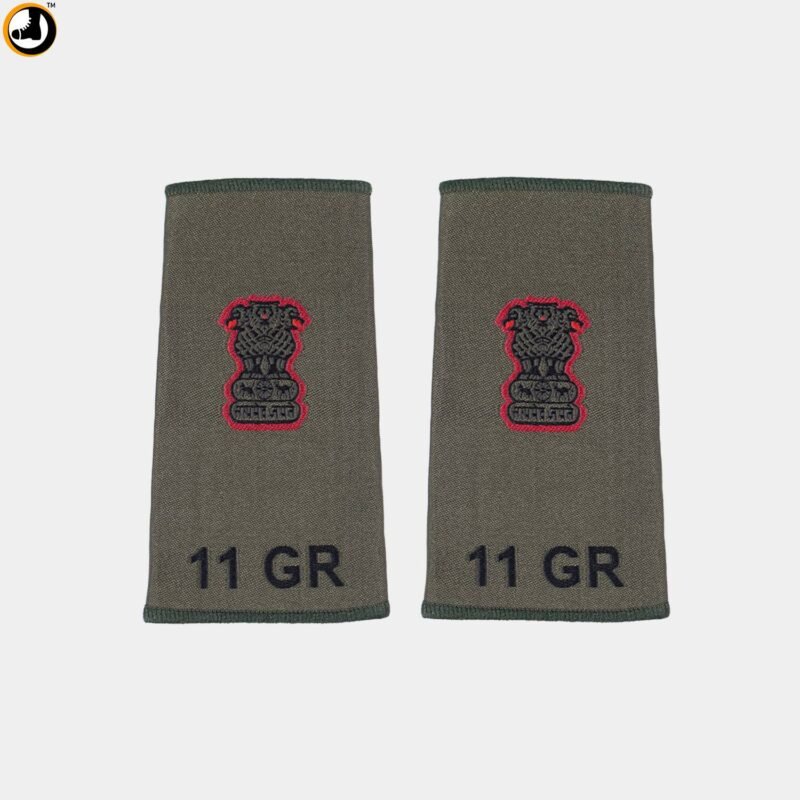 11 GR (Gorkha Rifles) Rank Epaulettes - Image 3