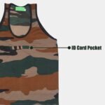 Army Nahar Printed Sando – Camouflage Vest with ID Card Pocket - Image 2